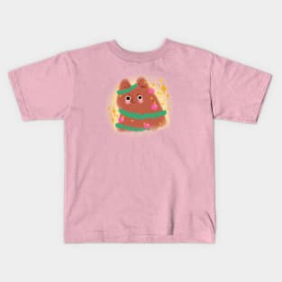 Cute Christmas Dog Kids T-Shirt